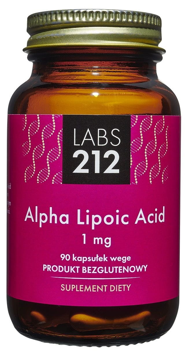 Labs212 Alpha Lipoic Acid 1 mg 90 kapsułek Labs212
