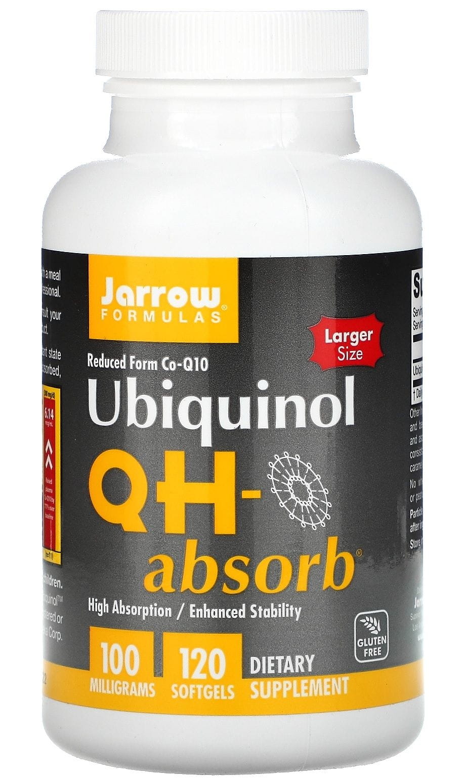 JARROW FORMULAS Ubiquinol QH-absorb Koenzym Q10 100 mg 120 kapsułek JARROW FORMULAS