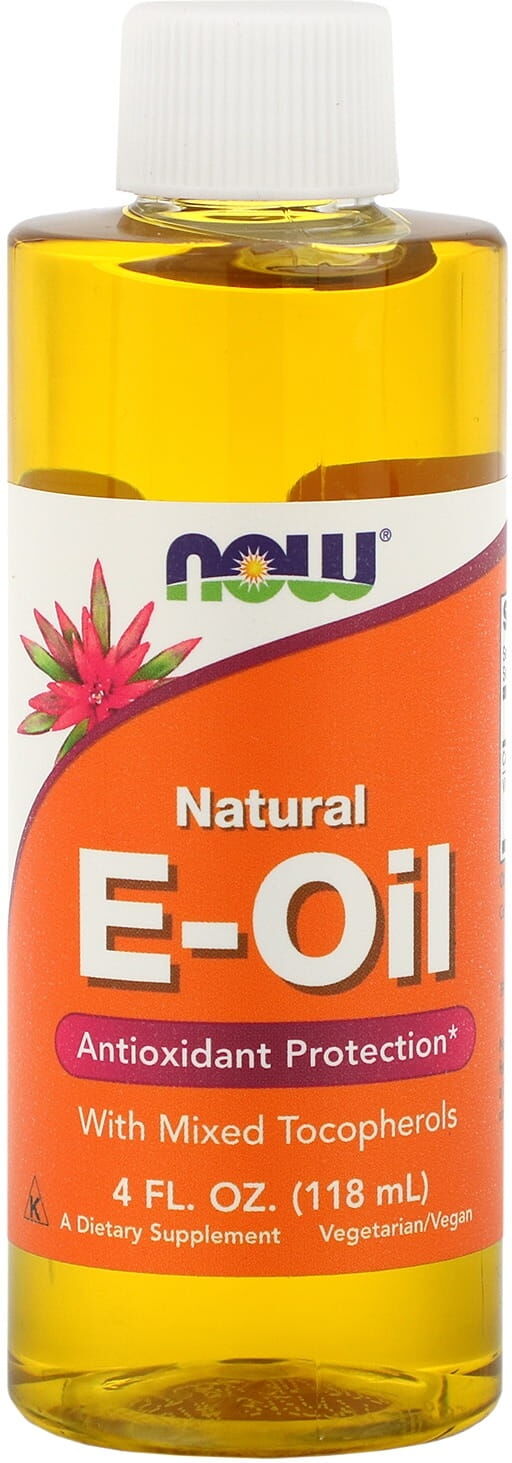 NOW FOODS E-Oil Naturalna Witamina E z mieszanką Tokoferoli 118 ml NOW FOODS