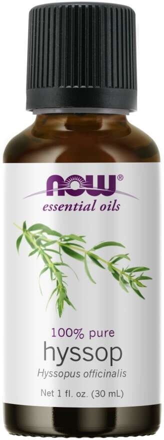 NOW FOODS 100% Olejek Hyzopowy eteryczny 30 ml NOW FOODS Essential Oils