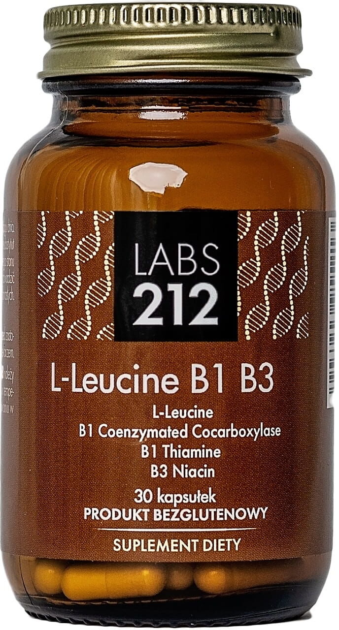 Labs212 L-Leucyna L-Leucine B1 B3 30 kapsułek LABS212