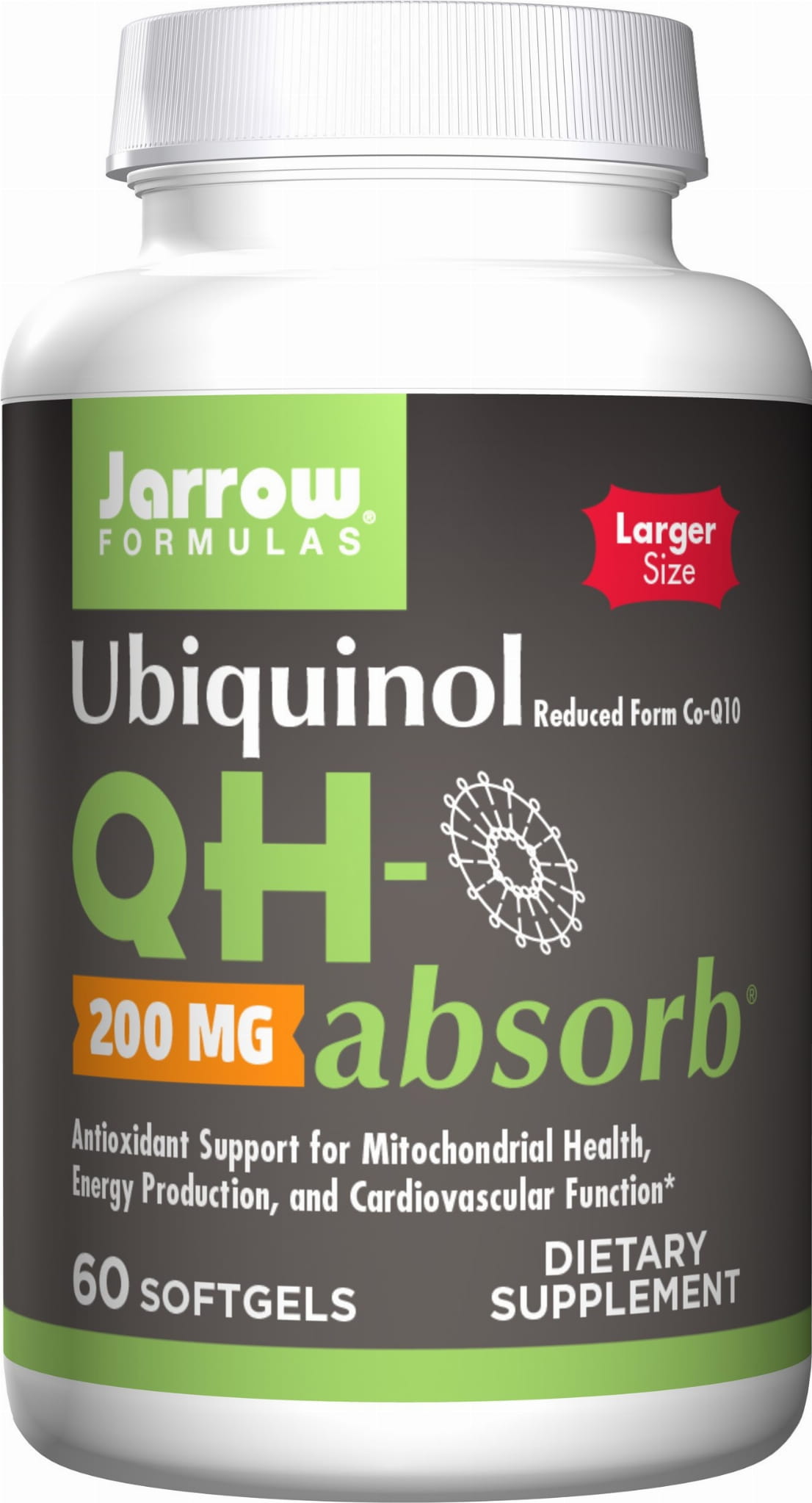 JARROW FORMULAS Ubiquinol QH-absorb Aktywna forma koenzymu Q10 200 mg 60 kapsułek JARROW FORMULAS