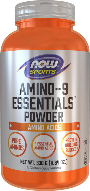 NOW FOODS Amino-9 Essentials Powder 9 Aminokwasów proszek 330 g NOW FOODS Sports