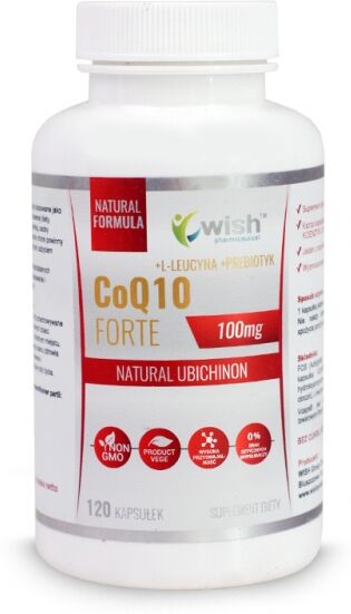 VIVIO Coenzyme Q10 Forte 100mg - 120 kapsułek WISH