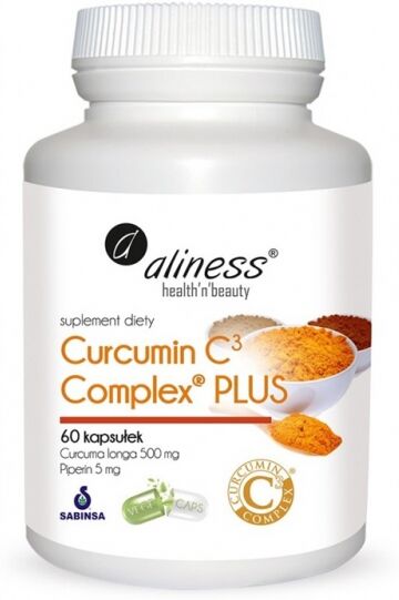 VIVIO Curcumin C3 complex PLUS 60kaps. Aliness