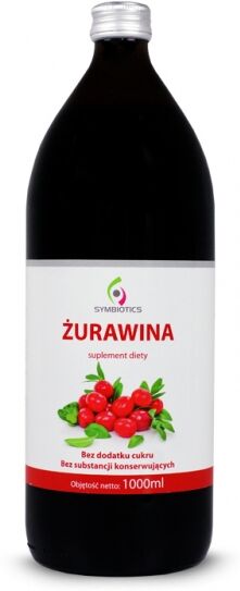 VIVIO Sok z żurawiny 1000ml SYMBIOTICS