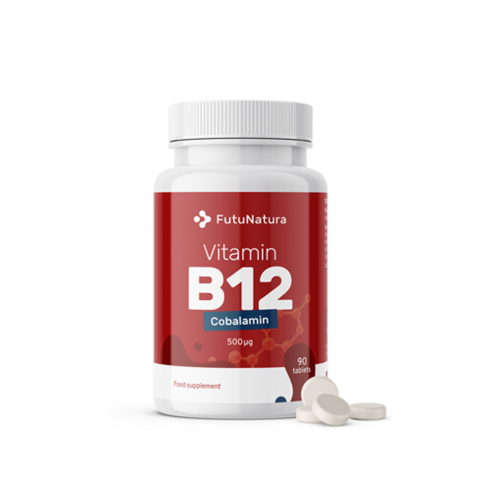 Фото - Вітаміни й мінерали FutuNatura Witamina B12, 90 tabletek