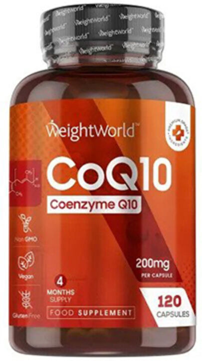 Zdjęcia - Witaminy i składniki mineralne WeightWorld Koenzym Q10 200 mg, 120 kapsułek