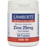 Lamberts Zinc 25 mg 120 cápsulas