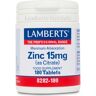 Lamberts Zinc 15mg 180 cápsulas