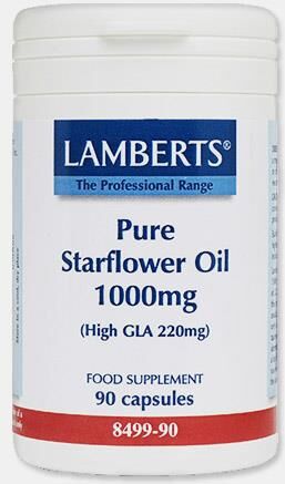 LAMBERTS OLEO DE BORRAGEM PURO 1000MG 90 CAPSULAS