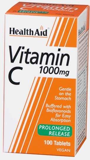 HEALTH AID VITAMINA C 1000mg LIBERTACAO PROLONGADA 30 COMP