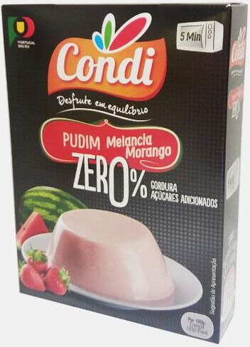 CONDI ALIMENTAR® PUDIM ZERO MELANCIA MORANGO 22g