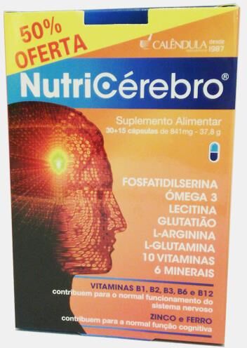 CALENDULA® NUTRICEREBRO 30 + 15 CAPSULAS