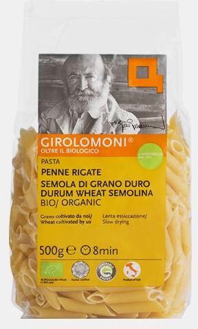 GIROLOMONI PENNE SEMOLA DE TRIGO DURO 500g BIO