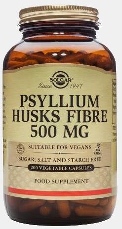 SOLGAR PSYLLIUM HUSKS FIBRE 500mg 200 CAPSULAS