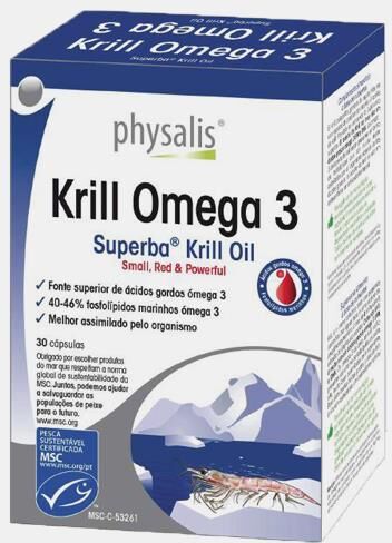 PHYSALIS KRILL OMEGA 3 30 CAPSULAS