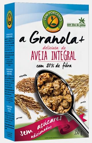 CEM POR CENTO A GRANOLA+ AVEIA INTEGRAL CEM POR CENTO 350g