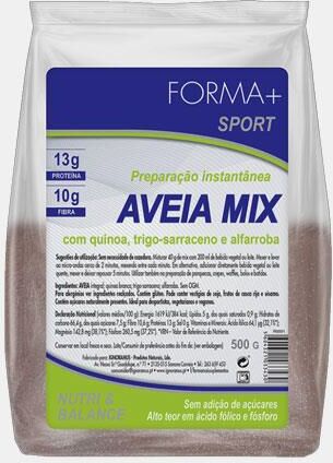 FORMA+ SPORT AVEIA MIX PREPARACAO INSTANTANEA 500g