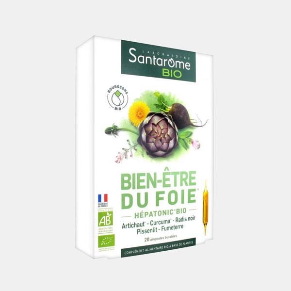 SANTAROME BIEN ETRE DU FOIE (HEPATONIC) BIO 20 AMPOLAS