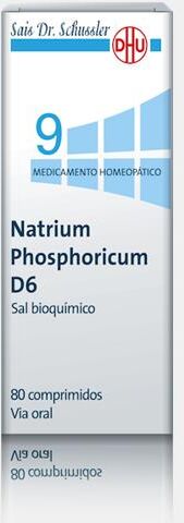 DHU SAL BIOQUIMICO 09 NATRIUM PHOSPHORICUM D6 80 COMP