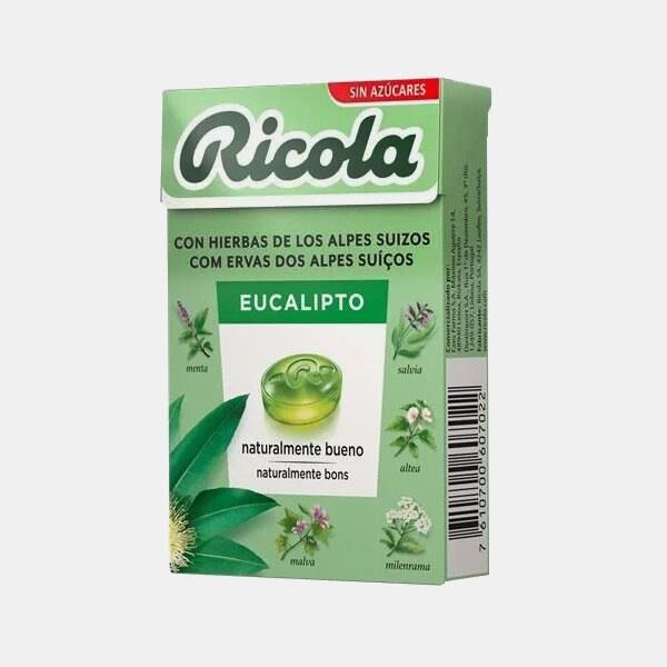 RICOLA EUCALIPTO 50g S/ ACUCAR