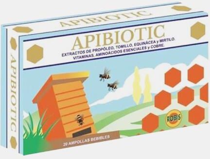 ROBIS APIBIOTIC 20 AMPOLAS