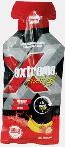 GOLD NUTRITION EXTREME FLUID GEL MORANGO BANANA 40g