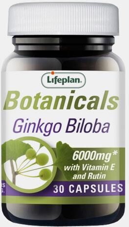 LIFEPLAN GINKGO 6000mg 30 CAPSULAS