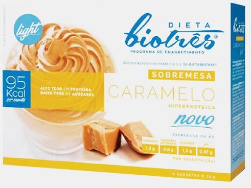 FARMODIÉTICA® DIETA BIOTRES SOBREMESA CARAMELO 3x25g