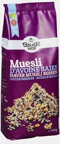 BAUCK HOF FLOCOS DE AVEIA FRUTOS E BAGAS VERMELHAS S/ GLUTEN