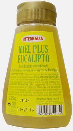 INTEGRALIA MEL PLUS EUCALIPTO 225g