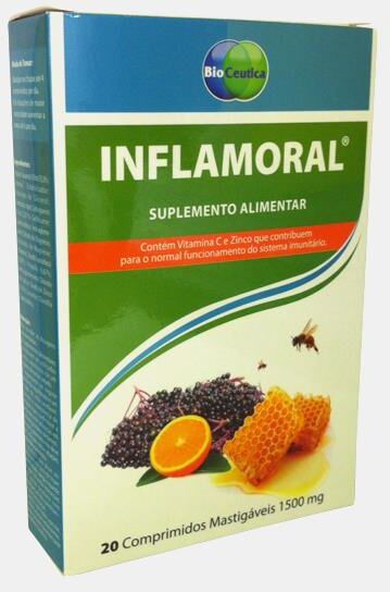 BIOCEUTICA® INFLAMORAL 20 COMPRIMIDOS MASTIGAVEIS