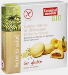 GERMINAL BOLACHAS RECHEADAS COM DAMASCO 200g S/ GLUTEN