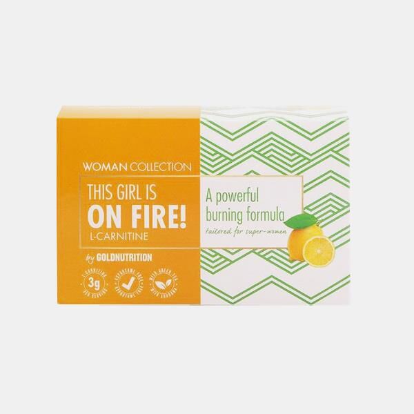 GOLD NUTRITION ONFIRE - WOMAN COLLECTION  LIMAO 15 AMPOLAS
