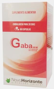 NOVO HORIZONTE® GABA 500mg 60 CAPSULAS