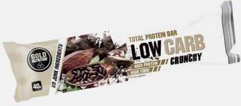 GOLD NUTRITION PROTEIN BAR LOW CARB CRUNCHY CHOC 40g