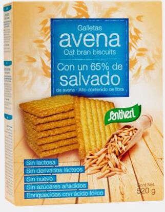 SANTIVERI BOLACHA FARELO DE AVEIA 520g SANTIVERI