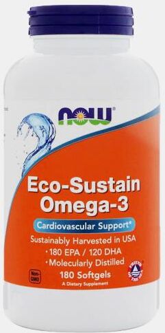 NOW ECO-SUSTAIN OMEGA 3 180 CAPSULAS