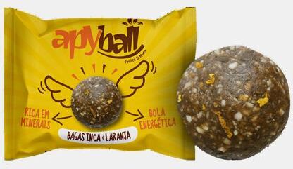 APYBALL BOLA ENERGETICA BAGAS INCA & LARANJA 38g