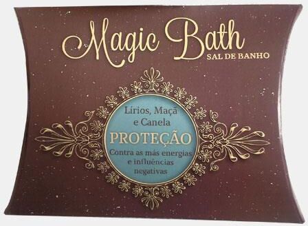 MAGIC BATH SAIS DE BANHO PROTECAO LIRIOS, MACA E CANELA 100g