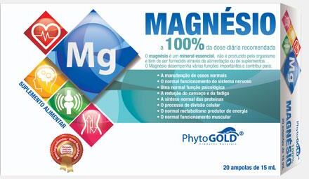 PHYTOGOLD® MAGNESIO 100% 20 AMPOLAS