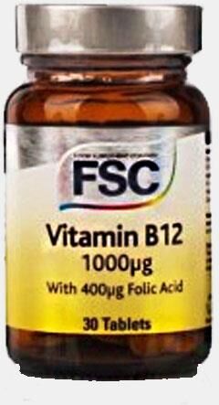 Fujitsu Siemens VITAMINA B12 1000ug 30 COMPRIMIDOS