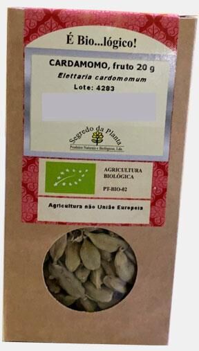 SEGREDO DA PLANTA CARDAMOMO, FRUTO BIO 20g