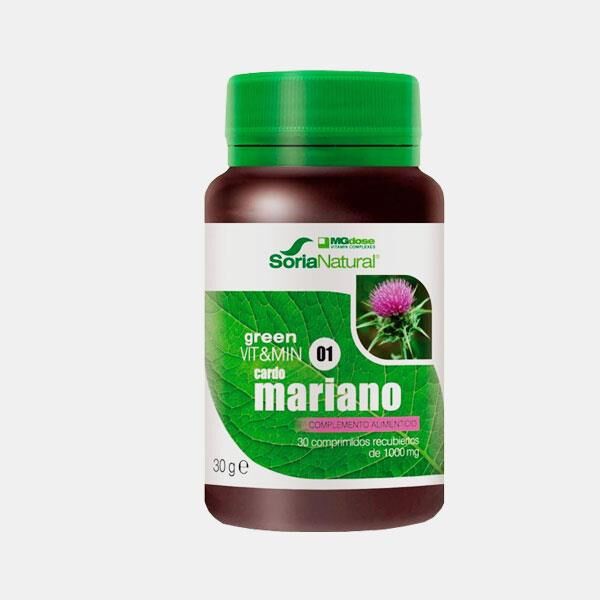 SORIA NATURAL® GREEN VIT&MIN 01 - CARDO MARIANO 30 COMPRIMIDOS