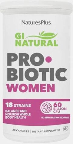 NATURES PLUS GI NATURAL PROBIOTIC WOMEN 30 CAPSULAS