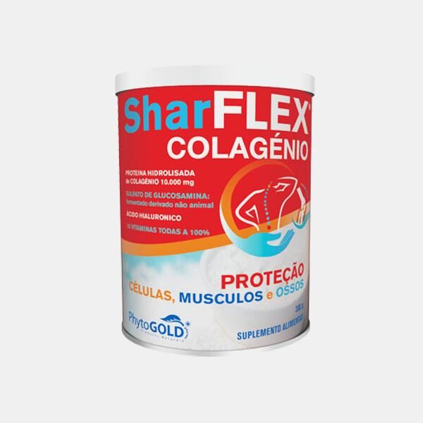 PHYTOGOLD® SHARFLEX PROTECAO COLAGENIO + GLUCO + VITAMIN 300g