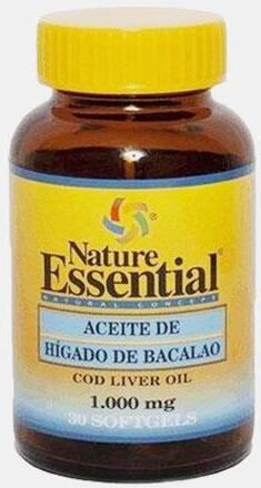 NATURE ESSENTIAL OLEO DE FIGADO DE BACALHAU 1000mg 30 CAPSULAS