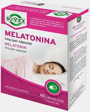 SOVEX® MELATONINA 1mg 60 CAPSULAS