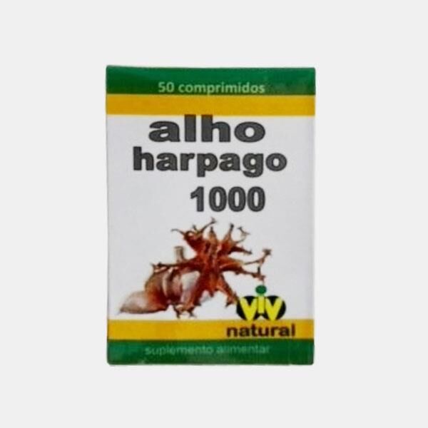 VIVER ALHO + HARPAGO 1000 50 COMPRIMIDOS